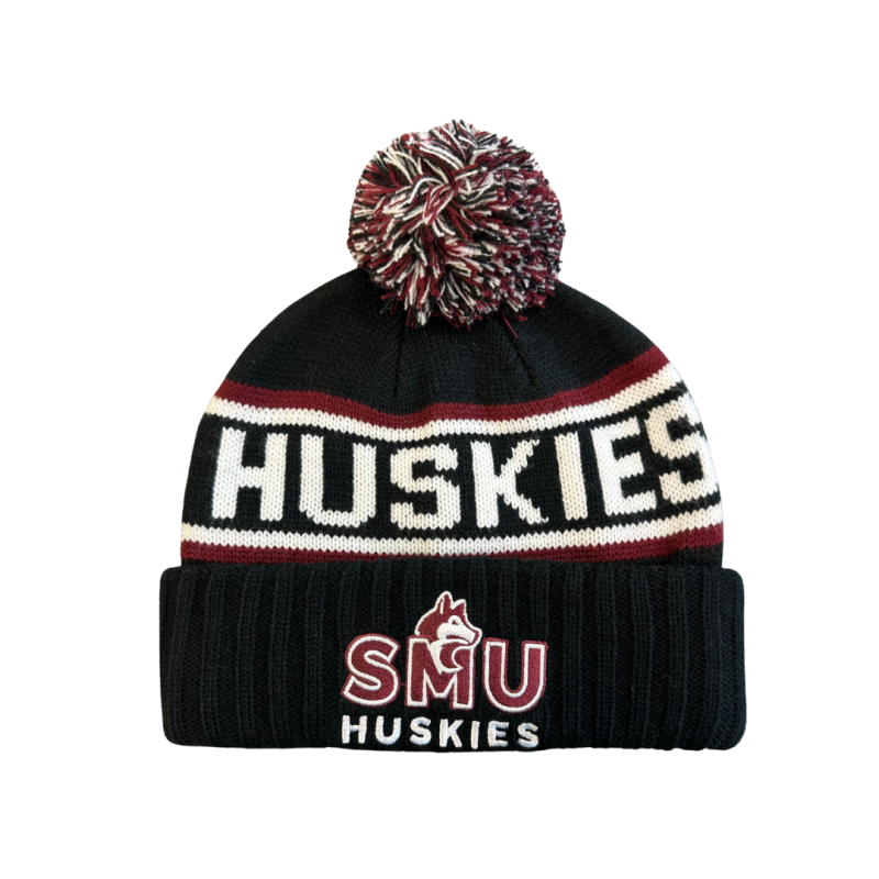 HUSKIES Hat with Pom - SMU Bookstore